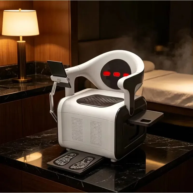 Ladies Body Care Thermal Magnetic Chair Adjustable Energy Back Waist Heating Massage Foot Care Machine