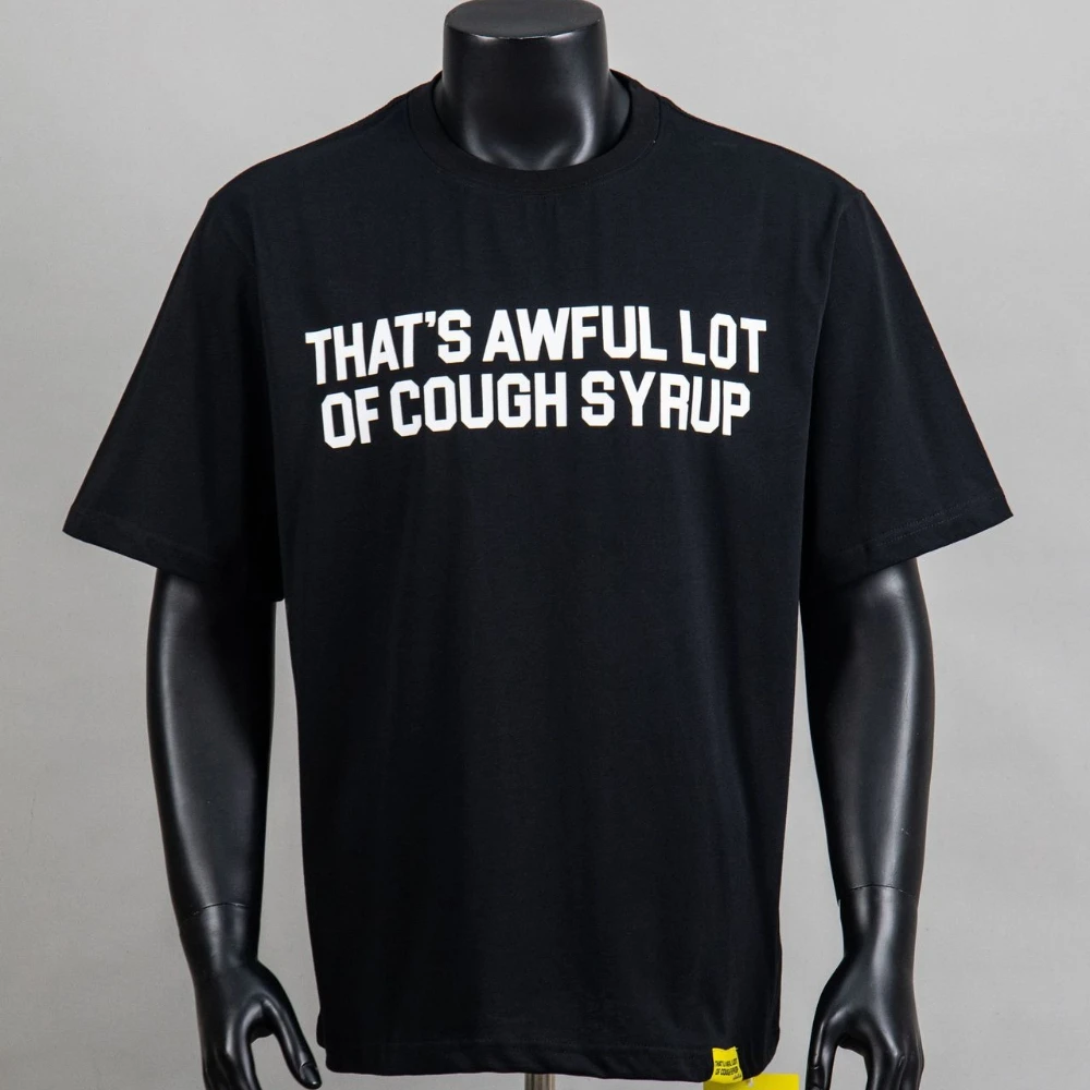 THAT'S A AWFUL LOT OF COUGH SYRUP Short-sleeved T-shirt, Couple Polo Shirt