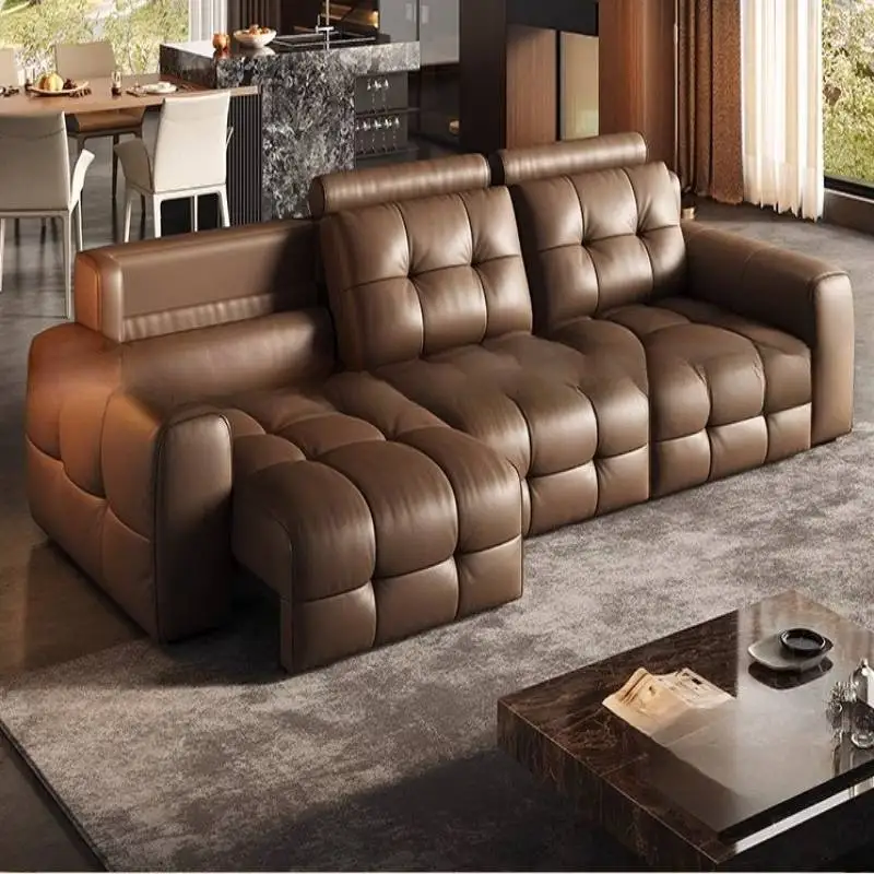 Canapés inclinables électriques noirs nordiques, Design bon marché, canapés de salon simples et modernes, meubles Banken Woonkamer de qualité de luxe