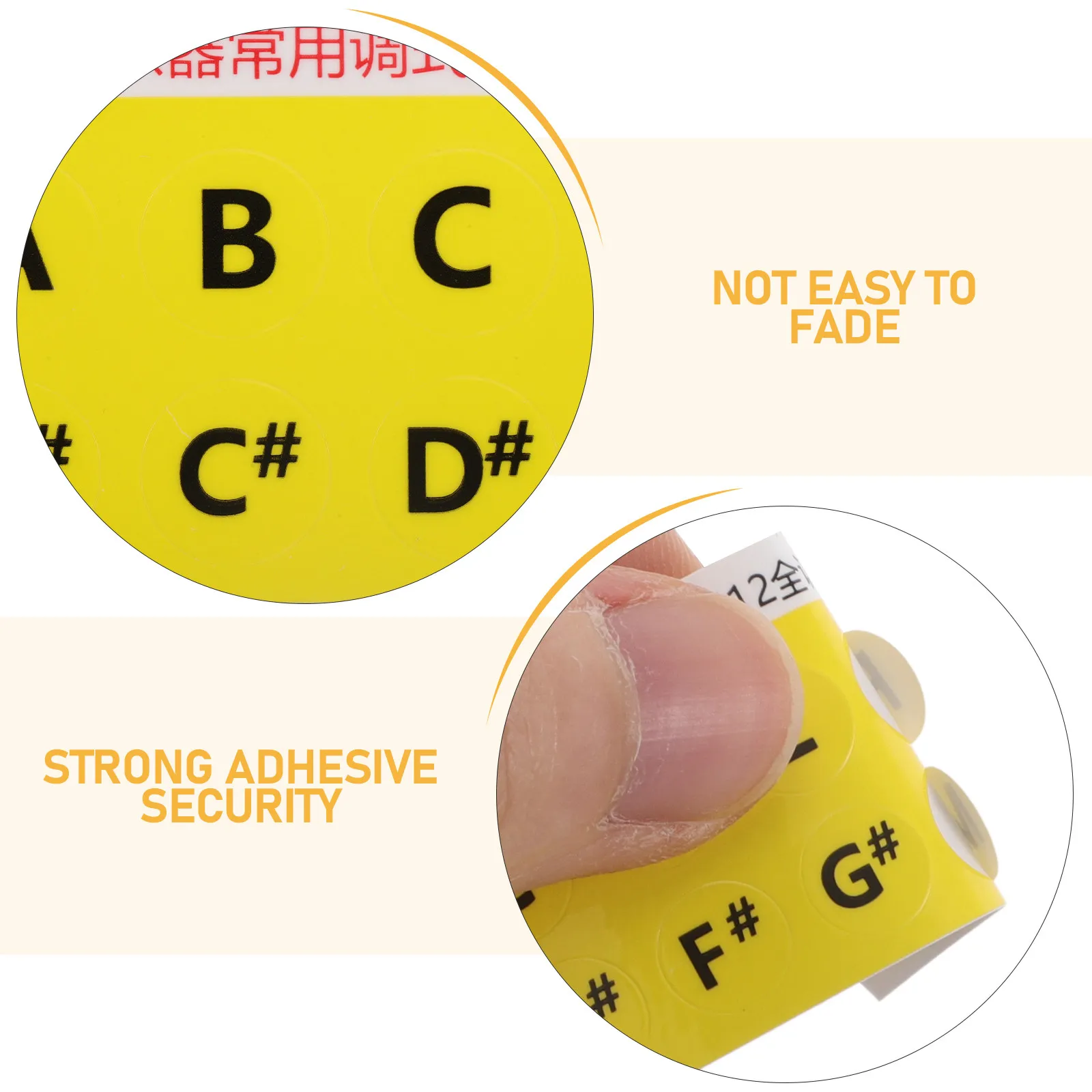 60Sheets Harmonica Key Chart Sticker Set Clear Notation Strong Adhesive Beginner Friendly Harmonica Chord Scale Visual Guide