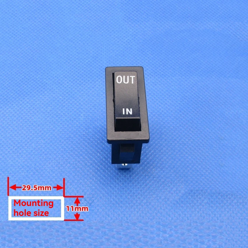 3 ピン自動リバウンドステアリング切り替えタッププッシュボタンシルバー接点 KCD3 双方向自己リセットボートスイッチ