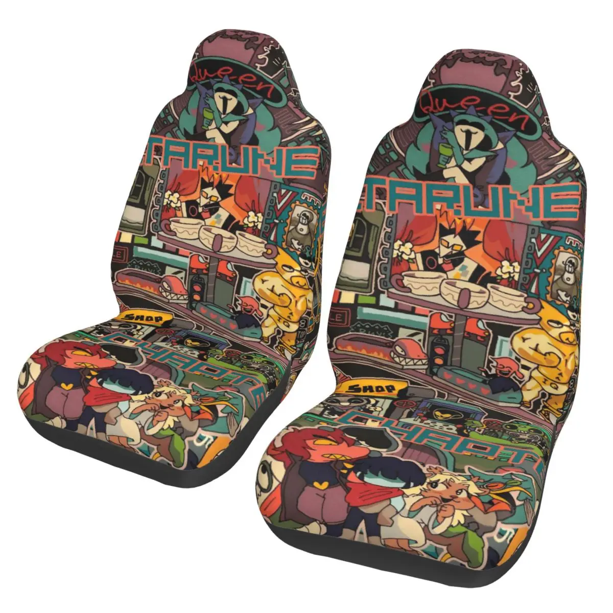 Anime Deltarunes Game Universal Car Seat Cover Protector Interior Accessories AUTOYOUTH Seat Covers Polyester Seat Protector