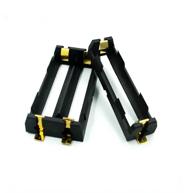 1x 2x 4x 18650 SMT Suporte de bateria 18650 3.7V Caixa de armazenamento de bateria Recipiente Banco de potência com pinos de bronze