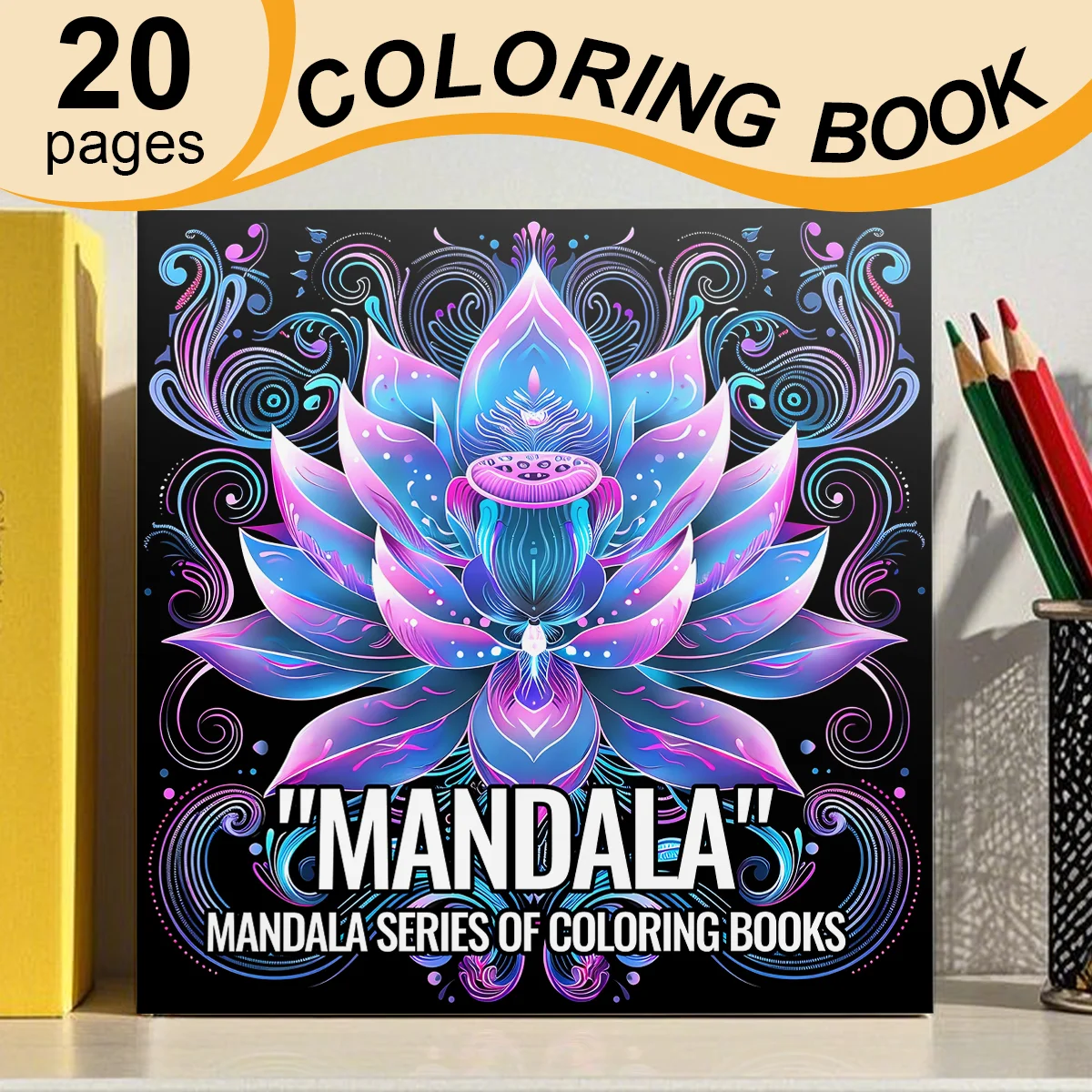 MANDALA SERIES OF Coloring Book for Adults Featuring Bold-easy MANDALA Patterns Relaxation DIY Painting Drawing Books