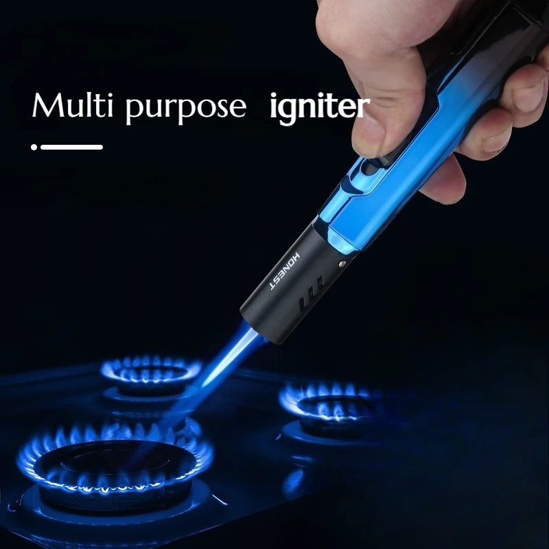 

2025 Metal Personality Straight Welding Gun Lighter, Outdoor Barbecue Igniter, Kitchen and Home Baking Aromatherapy Flamethrower