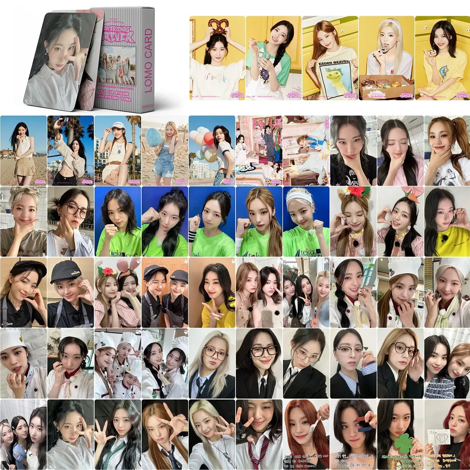 Kpop Itzy Lomo 2024 Seizoen Groet Nieuw Album Itzy Photocards Fotoprintkaarten