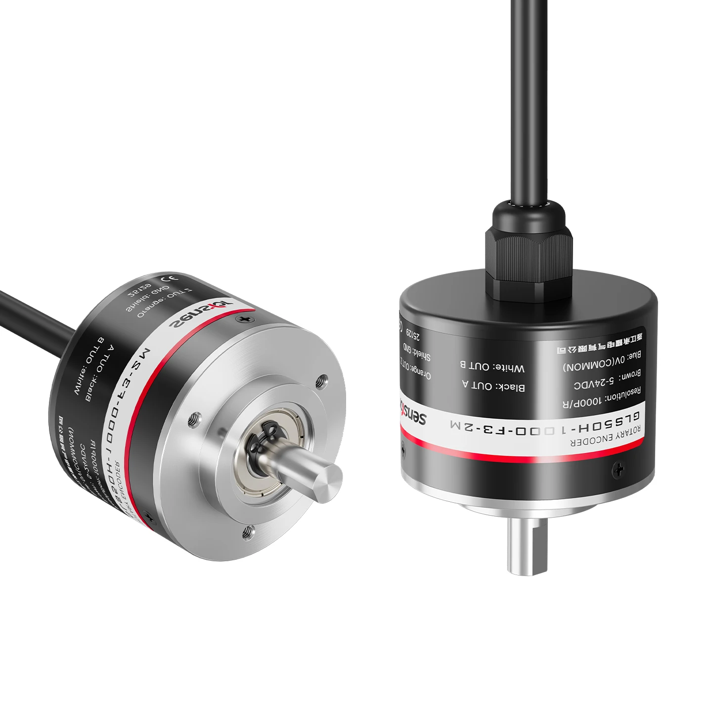

Sensror Series 25 Incremental Rotary Encoder E50S8-1000-3-T-24/E6C3-CWZ5GH DC 5-24V for Rope Displacement Sensor Automation