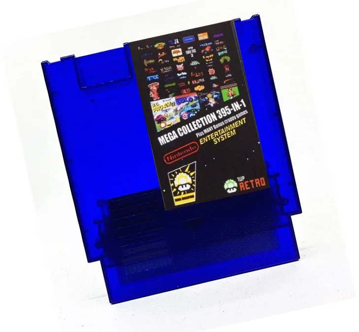 1 Up Cart 395 in 1 GAMES OF NES Game Cartridge for NES Console