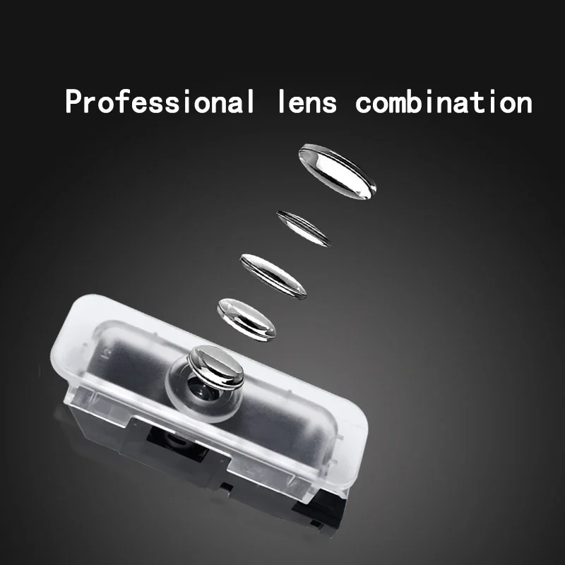 2Pcs LED Lights Car Door Ghost Shadow Atmosphere Lamp Projector Decoration For Li Xiang L9 L8 L7 Shadow Projector Courtesy Lamps