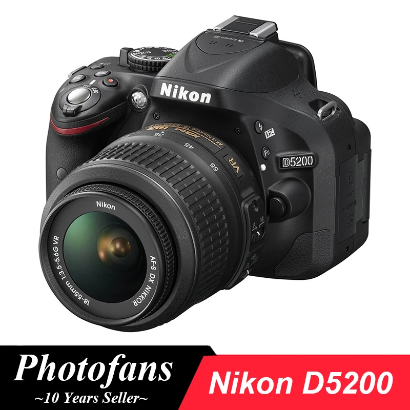 Nikon D5200 dslr Câmera com lente de 18-55mm