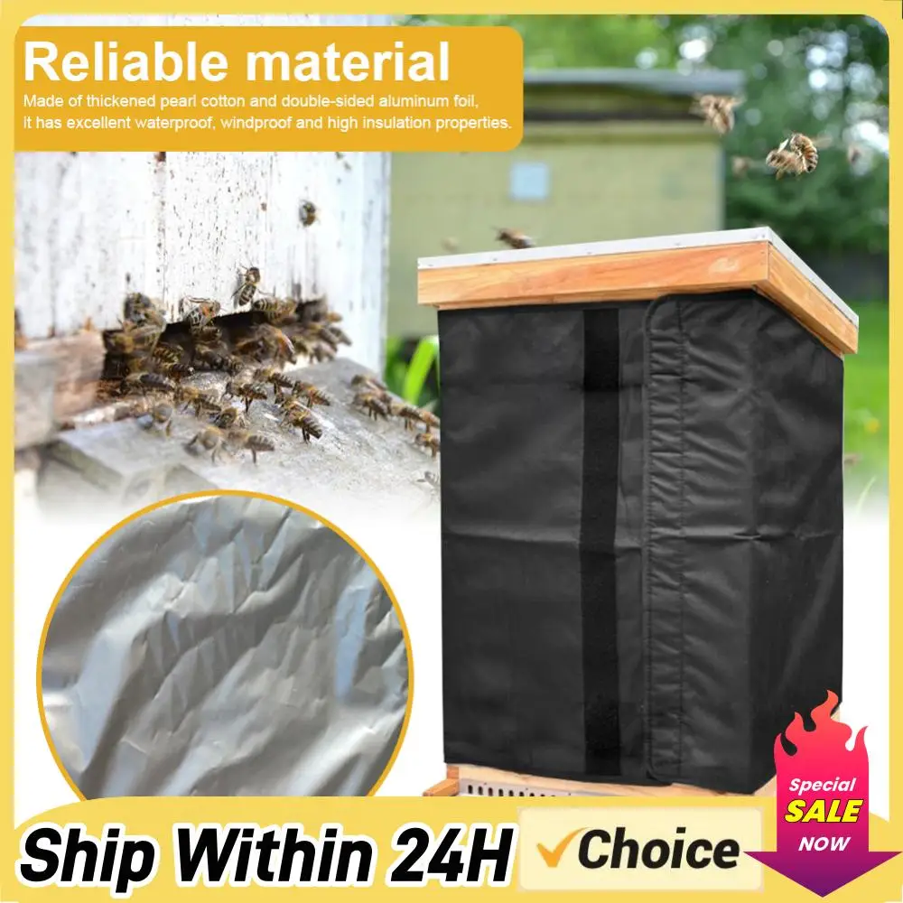 

Утепленный чехол для улья из оксфордской ткани 600D, 75,2 x 23,5 дюйма, регулируемый, для зимней защиты пчелиных ульев, товары для пчеловодства