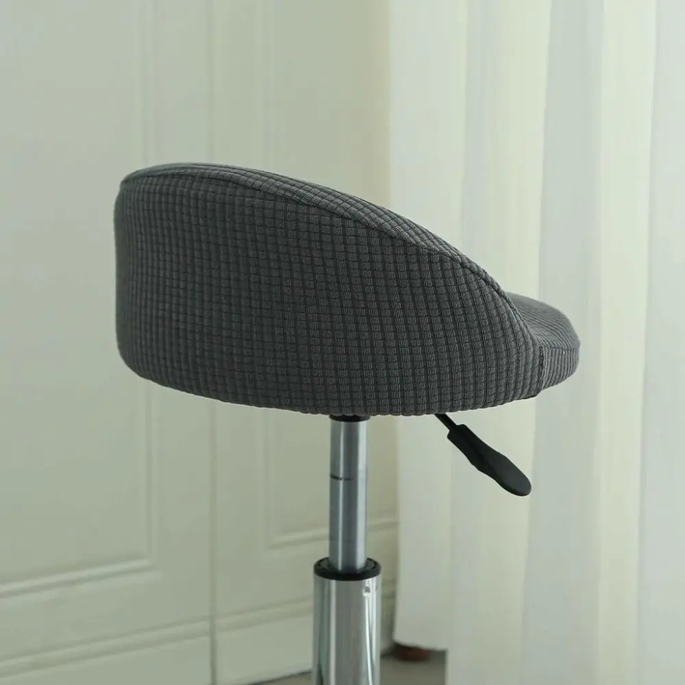 Elastic Bar Chair Cover Integrated Thickened Dining Chair Cover Removable Non-slip High Stool Cover