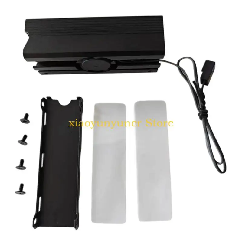 P9JB Metal M.2 2280 SSD Heatsink Cooling Fan For Improved Heat Transfer And Noise Reduction