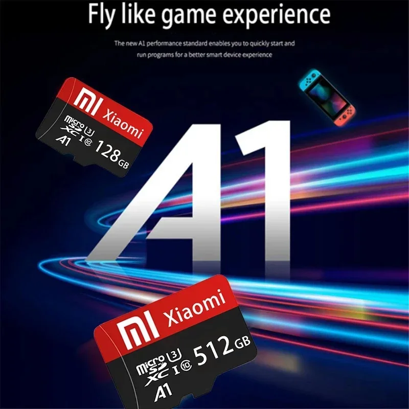 XIAOMI Micro SD Card A1 Class 10 2TB Smart Flash High Speed SD TF Memory Card 1TB 128GB 256GB Cartao De Memoria For Phone/Camera