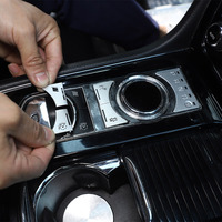 For Jaguar XF XJ 2010-2019 Car Modification Interior Central Control Shift Panel Button Decoration Sticker Car Accessories