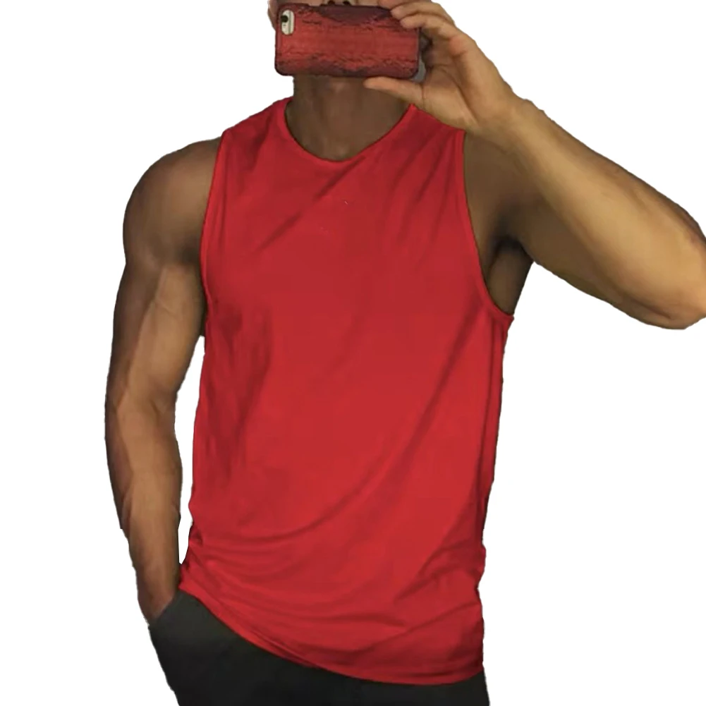 

Crew Neck Undershirt Bodybuilding T Shirt Breathable Material Casual Sportswear Regular Clothing Length Solid Pattern Design