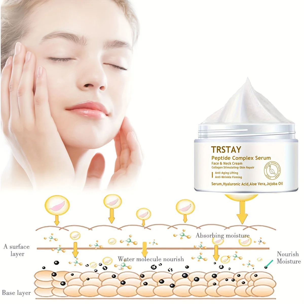 Collagen Anti-Wrinkle Serum Facial Skin Lifting Cream Face  face creams for women  crema aclaradora de piel