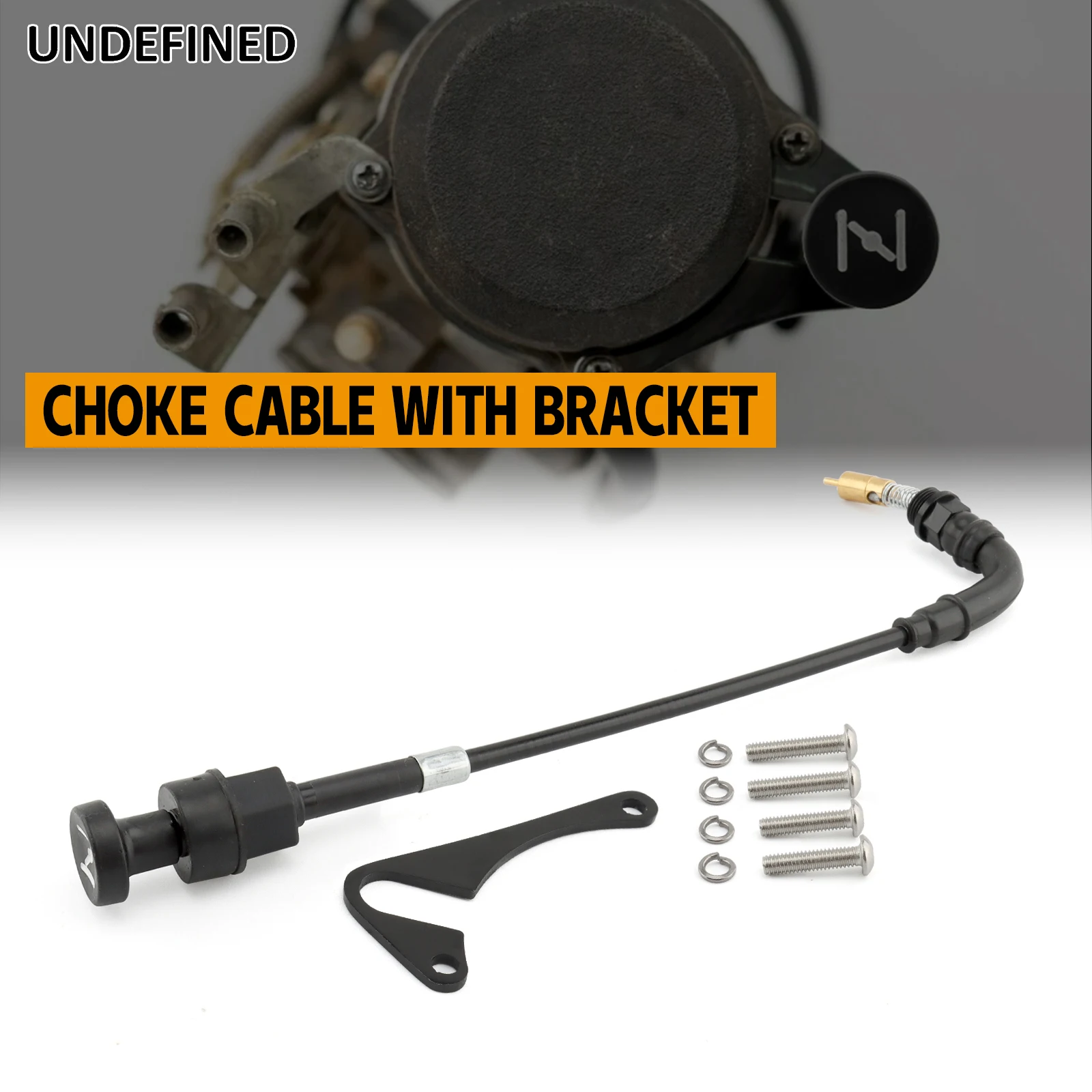 Motorcycle  Idle adjustment Carburetor Choke Cable 27421-99C Black For Harley  Sportster XL883 XL1200 XLH1200 CV40 Big Twin Dyna