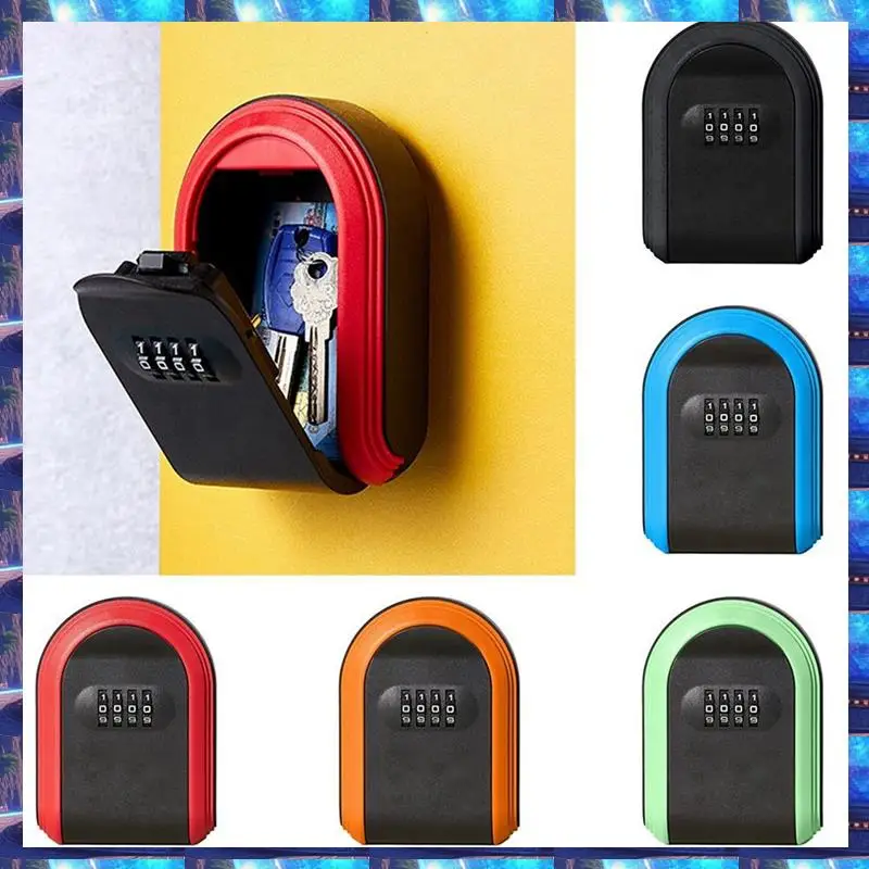 

2025 Key Safe Box Weatherproof 4 Digit Combination Outdoor Key Security Storage Case Key Lock Box Wall Mounted,Key Safe Box Weat