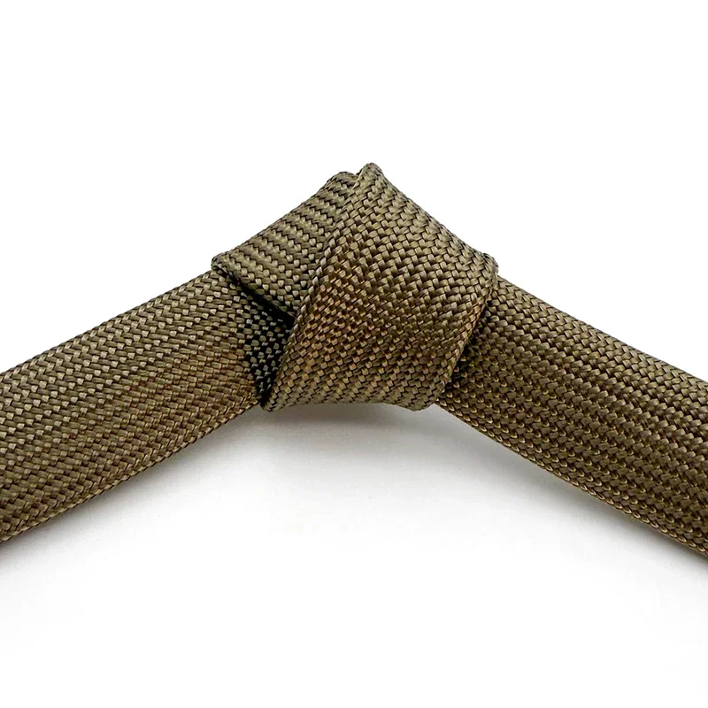 1000Deg.C Basalt Glass Fiber Sleeve ID1mm~20mm High Temperature Resistant Insulation Tube Corrosion Resistance Fiberglass Sleeve