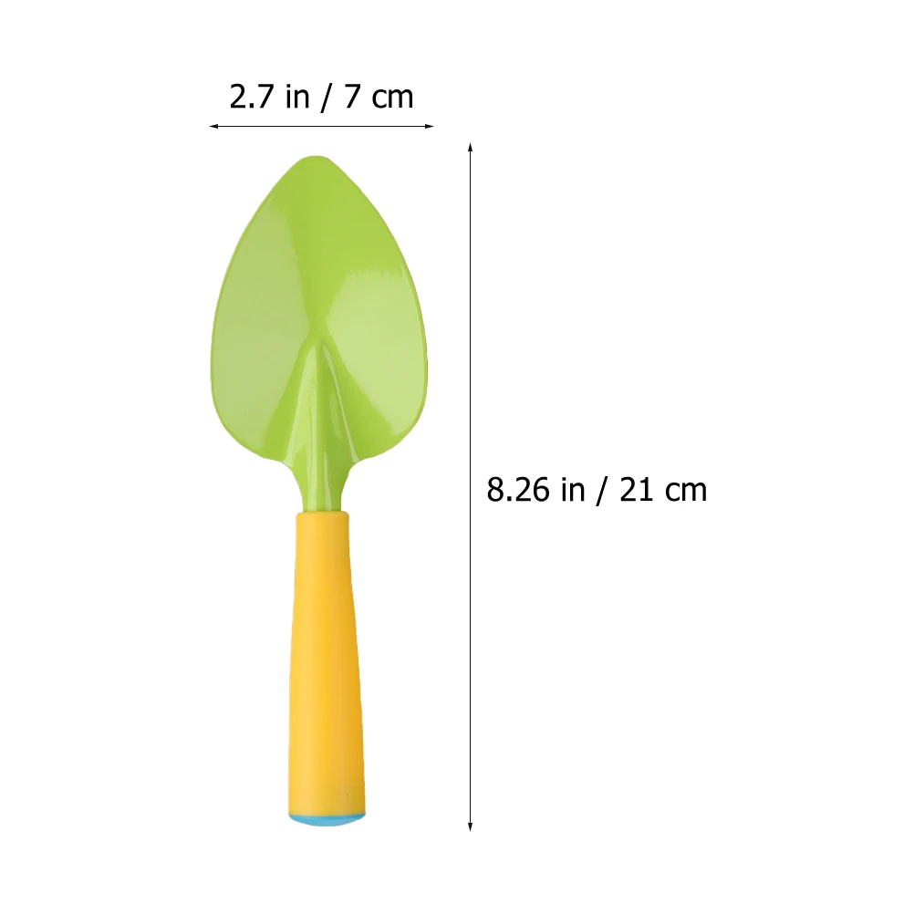 

3pcs Children Shovels Garden Tools Lightweight Plastic Beach Rake Fun Outdoor Play Colorful Gardening Tool Kit For Kids