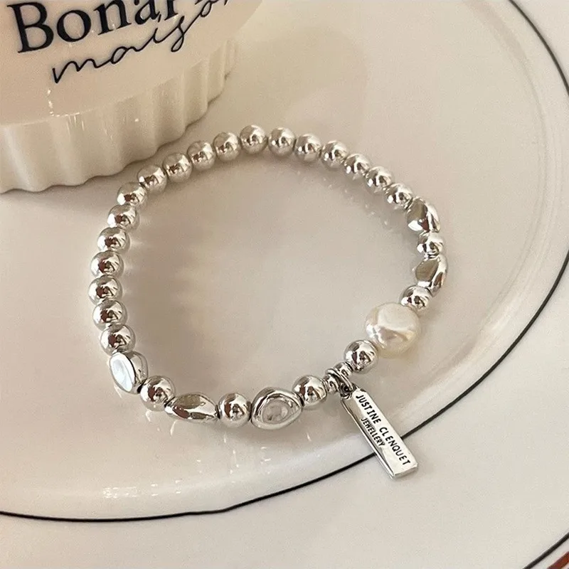 Pulsera de cuentas de cerámica de elefante de color macarrón, joyería para mujer, pulsera de nicho, joyería de dopamina al por mayor 2023