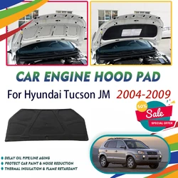 Car Engine Hood Pad For Hyundai Tucson JM 2004 2005 2006 2007 2008 2009 Soundproof Insulation Cover Heat Shield Auto Accessories