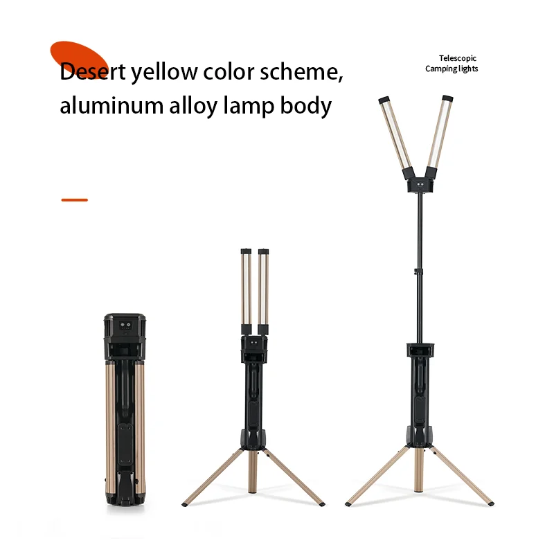 8000LM Camping Latern with Tripod, long battery life Camping Lamp with stand, High brightness camping light