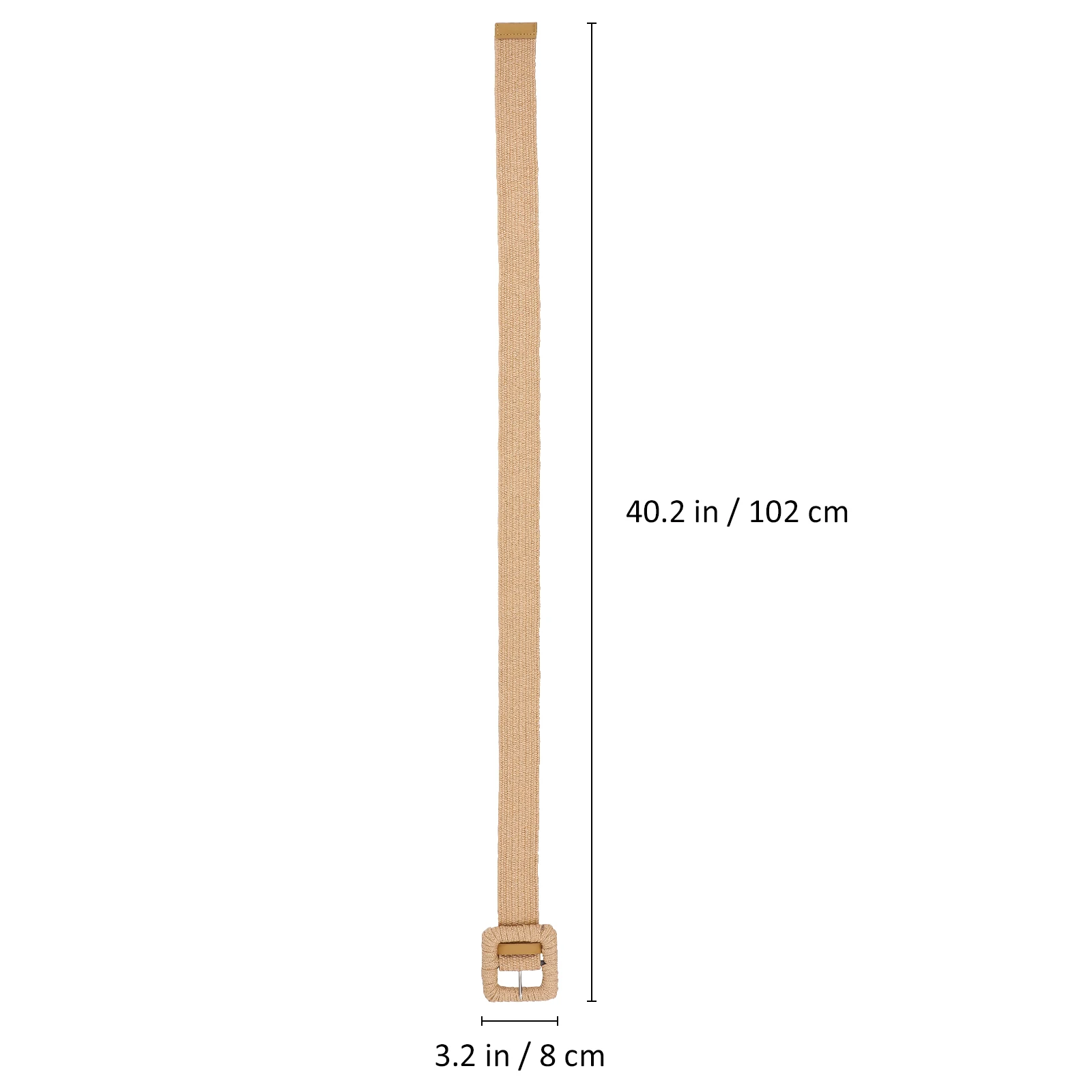 

Elastic Grass Square Belts For Women Trendy Buckle Wide Belt Women Dress Vintage Boho Polypropylene Jeans Trousers Waist Belt