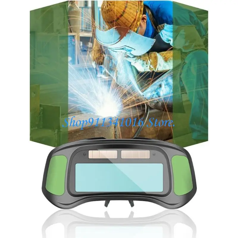 Variable-Tint Welding Glasses with Contoured Side Viewing Panels for Soldering
