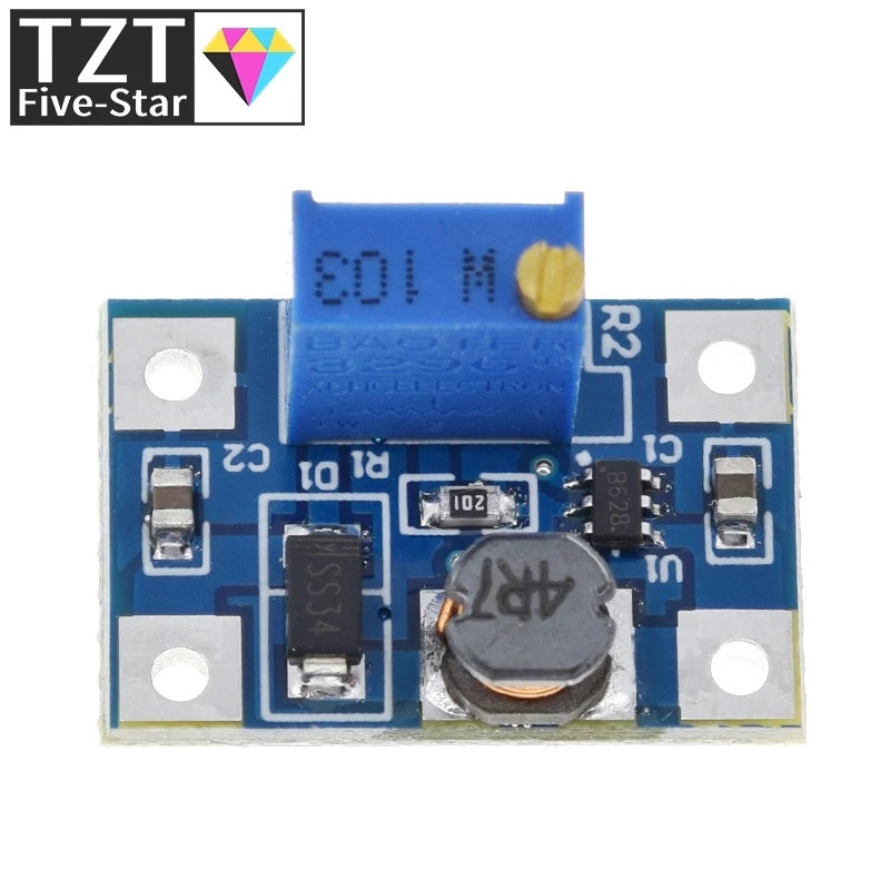 TZT MT3608 DC-DC Step Up Converter Booster Power Supply Module Boost Step-up Board MAX output 28V 2A