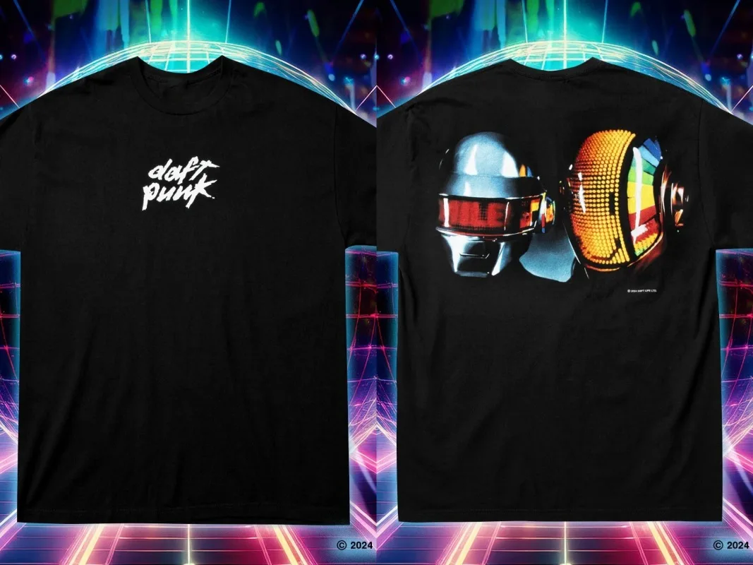 الثقيلة المعادن الفرقة تي شيرت DAFT الشرير Leiji Matsumoto طباعة تي شيرت قصيرة الأكمام روك الشرير المرأة تي أنثى كوع تي أنثى امرأة المحملة