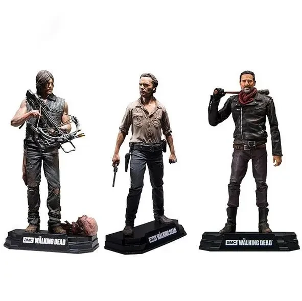 

10cm The Walking Dead Season 8 Rick Grimes Daryl Dixon Negan Hot Action figure toys collection doll Christmas gift with box