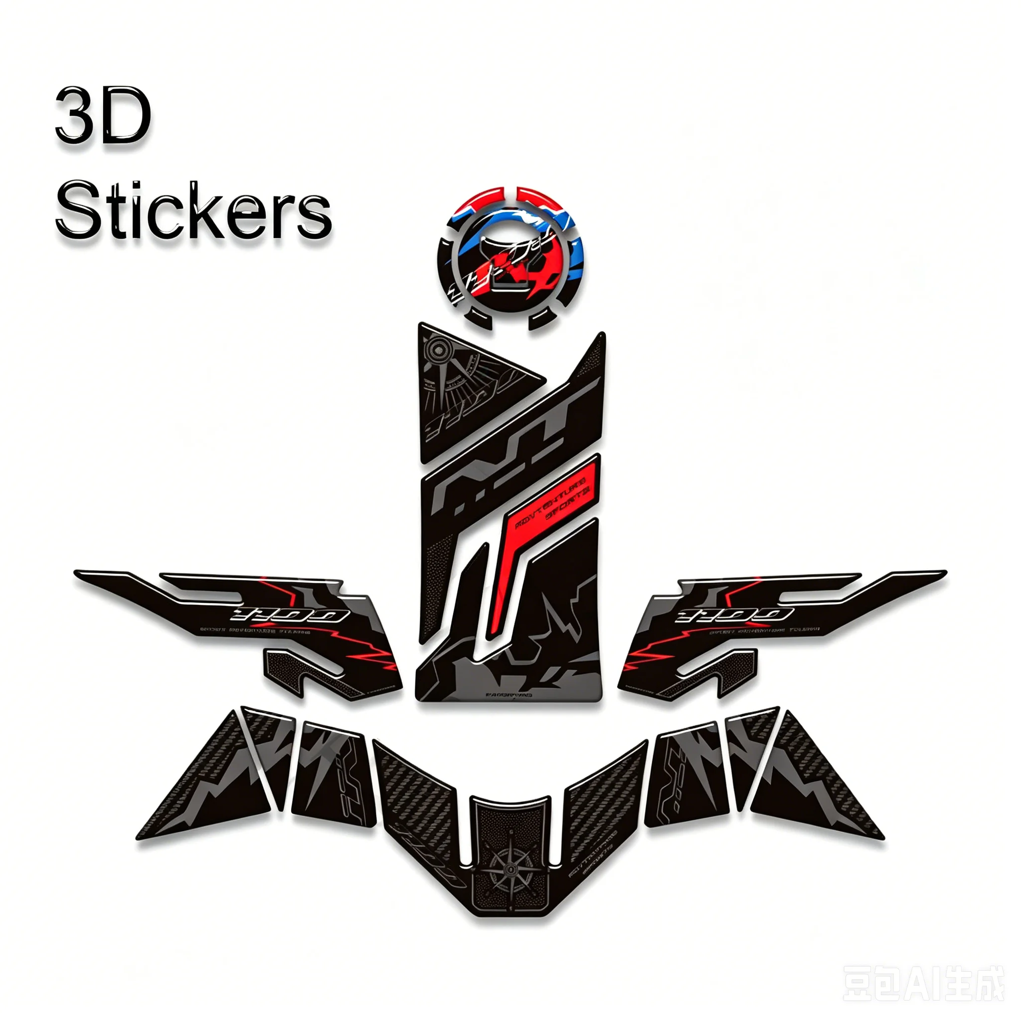 Motorcycle Tank Pad Side Grips Gas Fuel Oil Knee Protector Stickers Decals For NT1100 DCT Sport Tourer 2022-2026