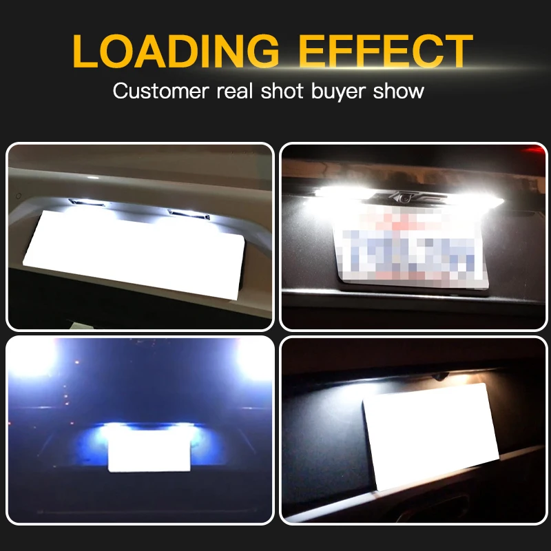 2 luces LED para matrícula trasera para Kia K5 2021 en adelante, Kia Rio Niro 2018-2022, Kia Cadenza 2017 2018 2019 2020