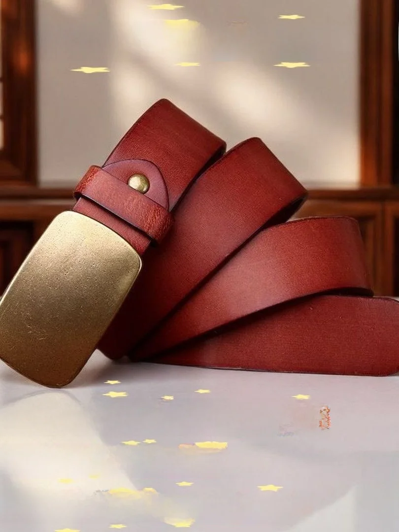 ceinture-en-cuir-haut-de-gamme-avec-boucle-en-laiton-en-cuir-de-vachette-veritable-pleine-fleur-style-coreen-lisse-vintage-et-tendance-pour-homme