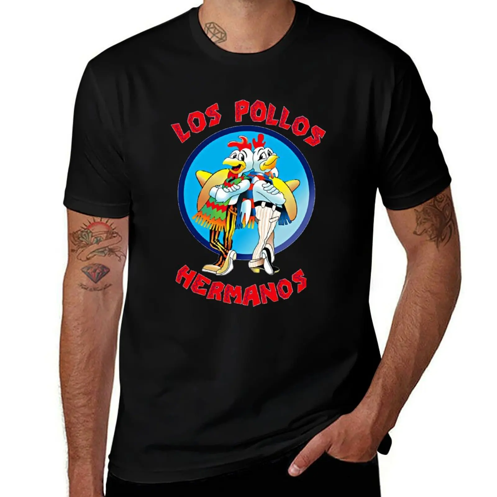 

Los Pollos Hermanos T-Shirt Dry Fit Athletic Short Sleeve Shirt