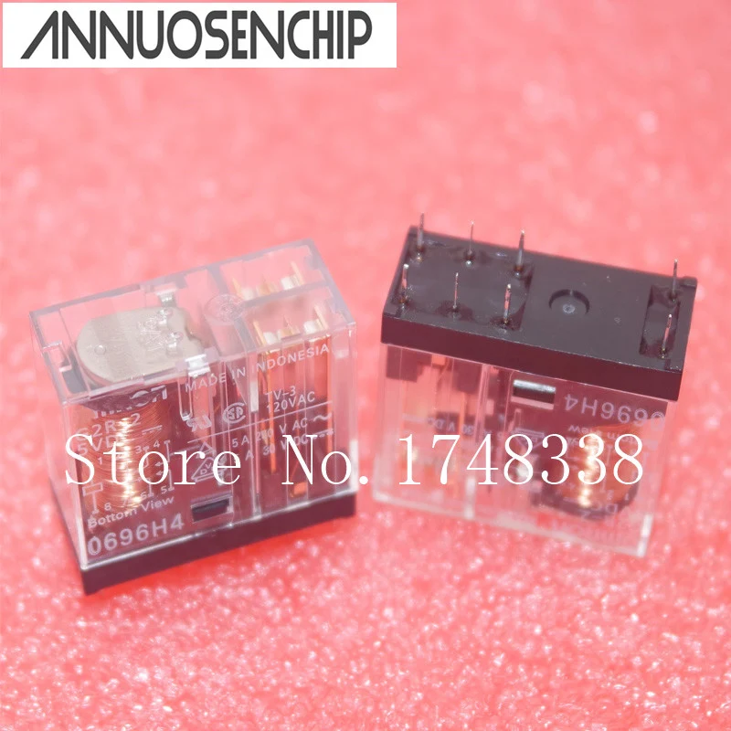 5PCS New original G2R Relay DC5V DC12V DC24V G2R-2-DC5V G2R-2-5VDC G2R-2-12V G2R-2-5V  G2R-2-24V