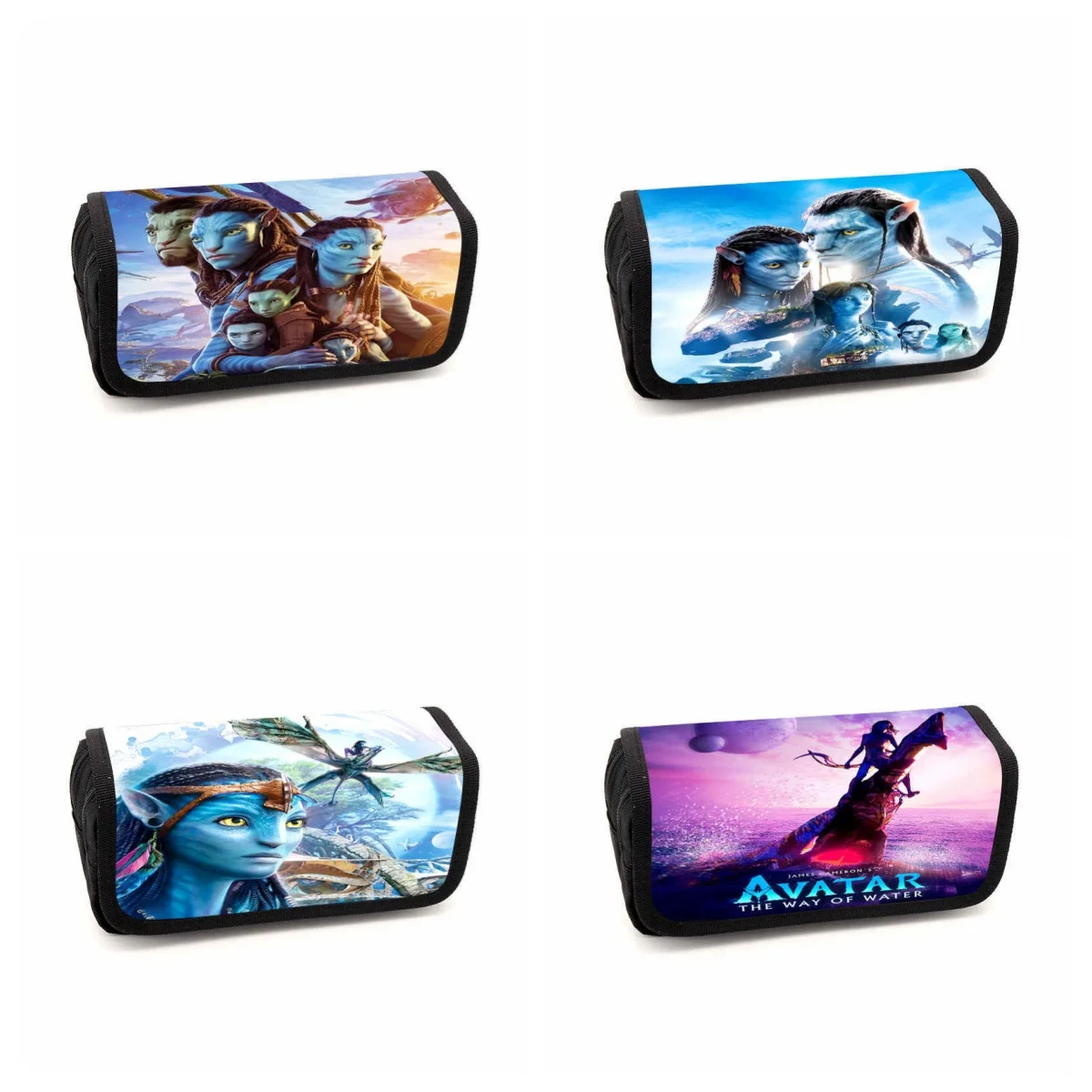 

Сумка для пенала AVATAR 3 с клапаном, коробка для канцелярских принадлежностей Disney, пенал для начальной и средней школы, школьная сумка с героями мультфильмов для мальчиков и девочек