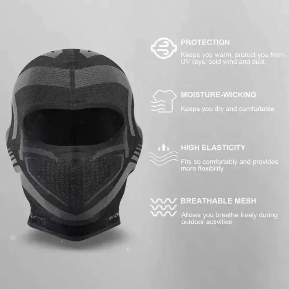 Windproof Face Mask Motorcycle Bicycle Helmet Cold Protection Outdoor Sports Safety Gear Multiple Sizes