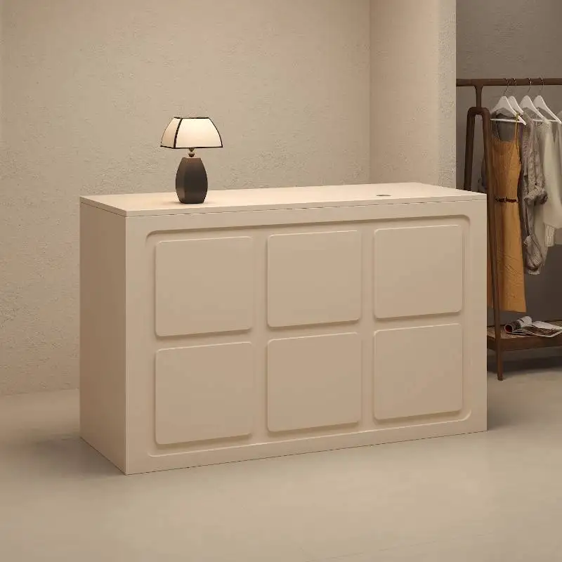 مكاتب استقبال صالون التجميل الفاخرة الحديثة الفنادق متجر مستحضرات التجميل مكاتب الاستقبال أمين الصندوق الأمامي أثاث المكاتب Empfangstheke #3