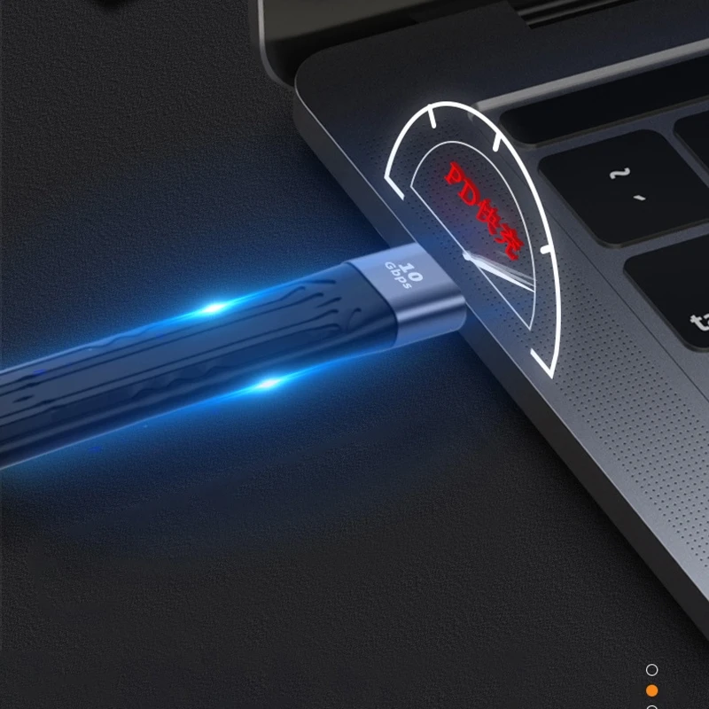 قصير نوع C إلى نوع C/USB كبل شحن سريع فريد F-PC كابل شحن سريع خط لبنك الطاقة المحمول وغيرها