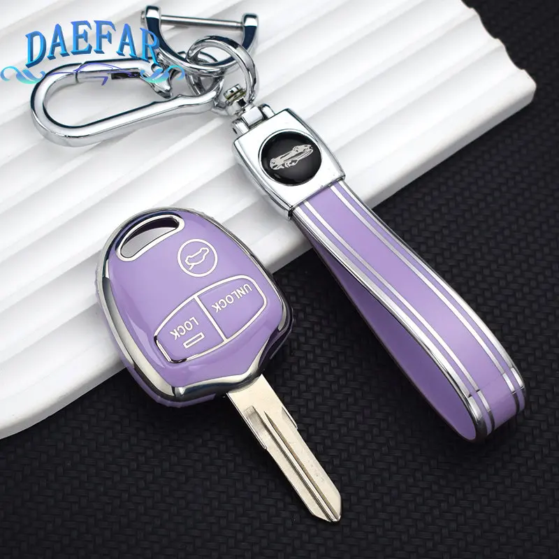 2 3 Buttons Remote Car Key Case Cover Shell Fob Fit for Mitsubishi Lancer EX ASX Outlander Galant Pajero Key Chain Accessories