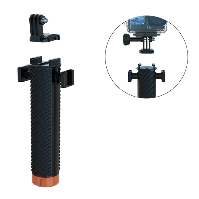 New Floating Hand Grip NON-Slip Handle With Cold Shoe Slots For Gopro 12 11 10 9/Insta360 Ace Pro/Action 4 3 Accessories