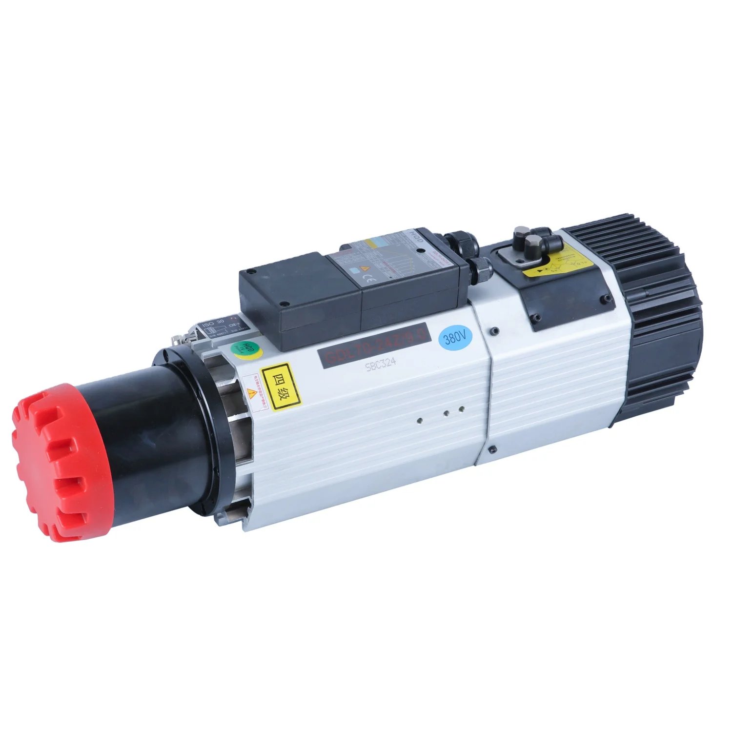 

HQD GDL70-24Z-9.0 ISO30 9KW 24000rpm 20A 380V air cooling ATC spindle motors CNC Router Spindle Motor