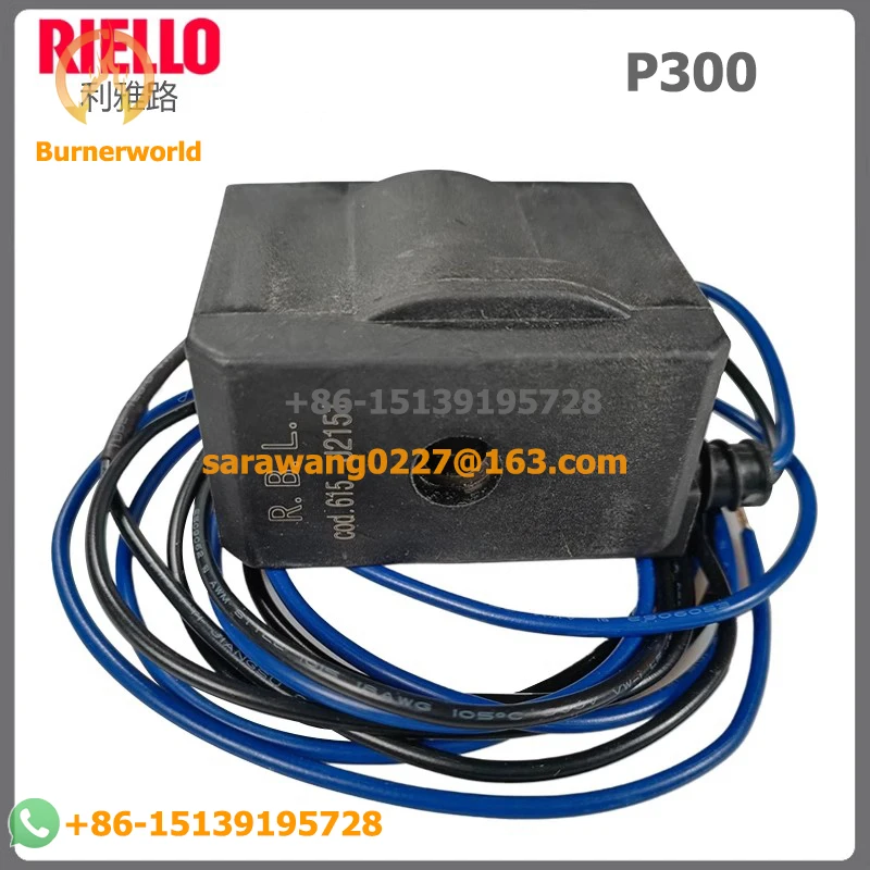 Original RBL 2880615 Riello Solenoid Valve Coil Cod 615 J1752 use for Riello P300 P450T/G Burner Solenoid valve Coil