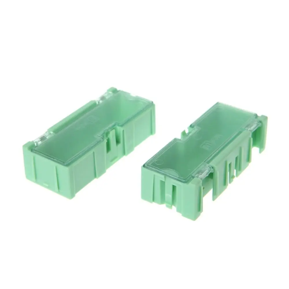 10pcs Mini SMD SMT Electronic Box Free Combination Easy To Take Electronic Component Parts Cases PP Dis/Assembly