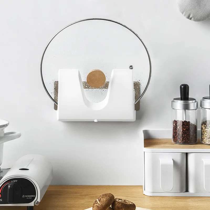 

Полка с крышкой для кастрюль, неперфорированная стойка для разделочной доски, пластиковая кухонная столешница, стеллаж для хранения, стойка для разделочной доски, высокое эстетичное значение