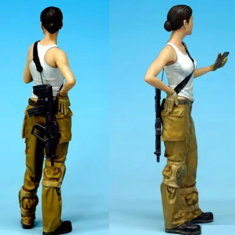 1/35 スケール樹脂フィギュアモデルキット現代軍事イスラエル女性兵士未組み立て未塗装ジオラマ Gk DIY おもちゃ