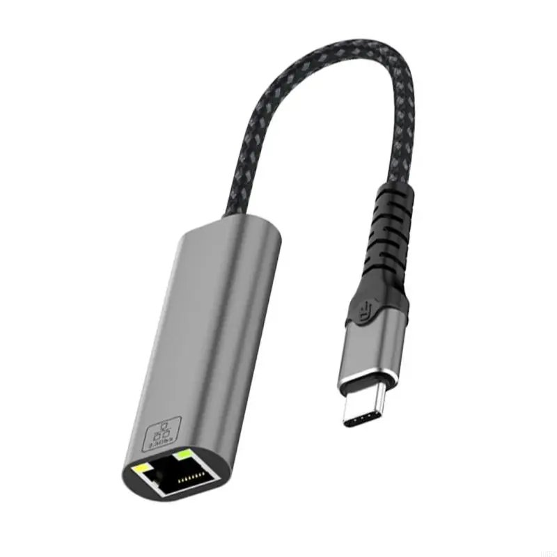 U55C USB à Ethernet Adaptateur, Type C à Ethernet Adaptateur RJ45 LAN Convertisseurs
